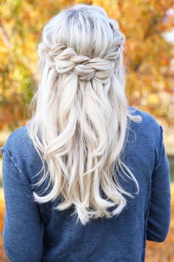 Blonde Crown Braids You Can Do in 10 Minutes picture 2