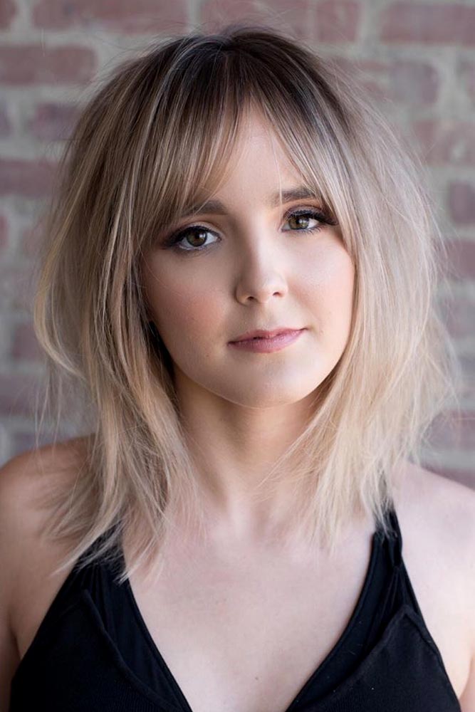 Amazing Style 53+ Medium Length Hairstyles For Bangs