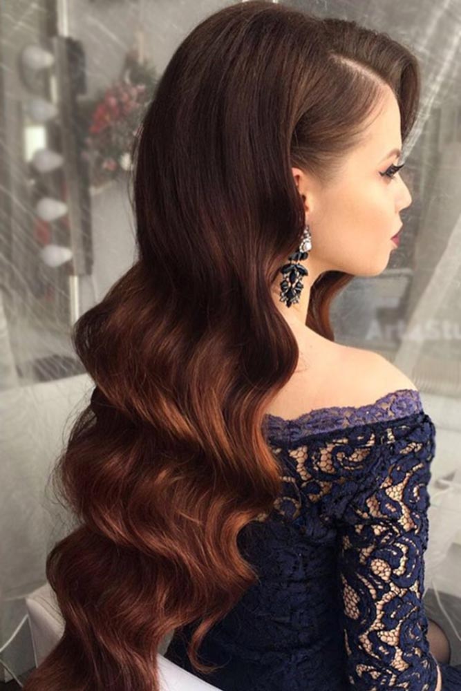 12 Elegant Prom Hairstyles Down 