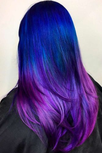 Hairstyles Black And Purple