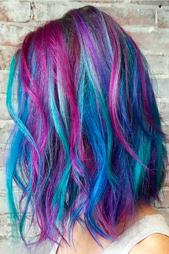Light Blue and Light Purple Hair Color picture 3