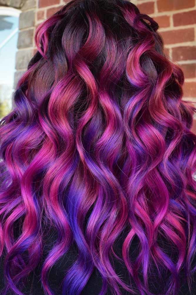 60 Fabulous Purple And Blue Hair Styles Lovehairstyles Com