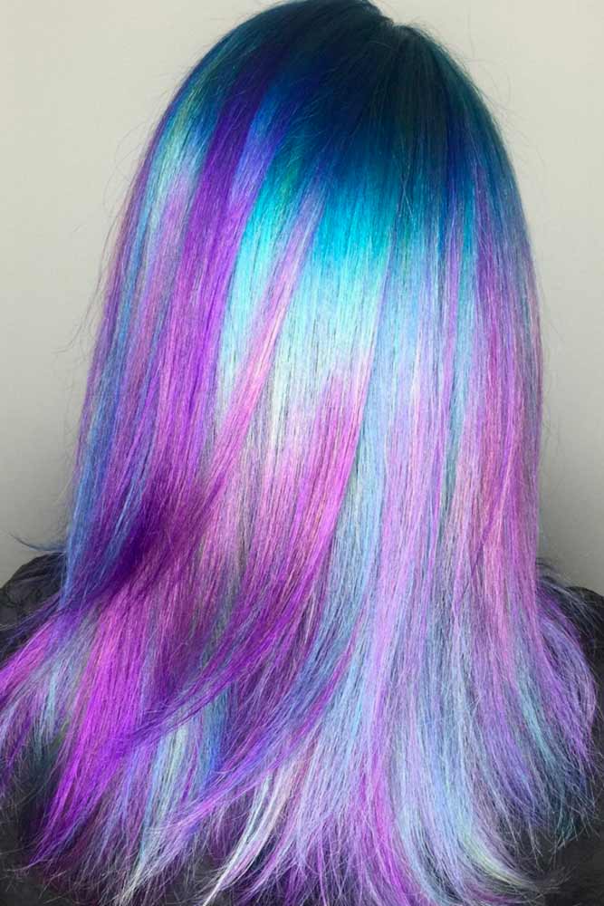 Charming Purple and Blue Hair picture2