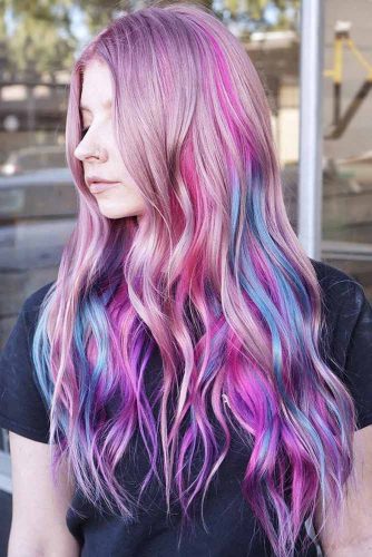 Purple And Pink Hair