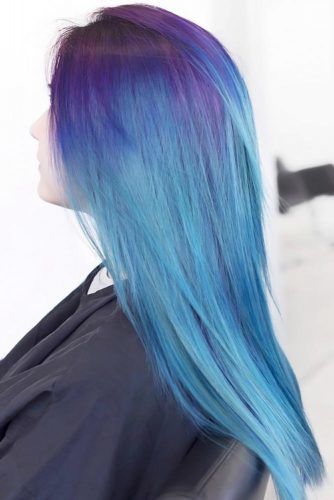 50 Fabulous Purple And Blue Hair Styles Lovehairstyles Com