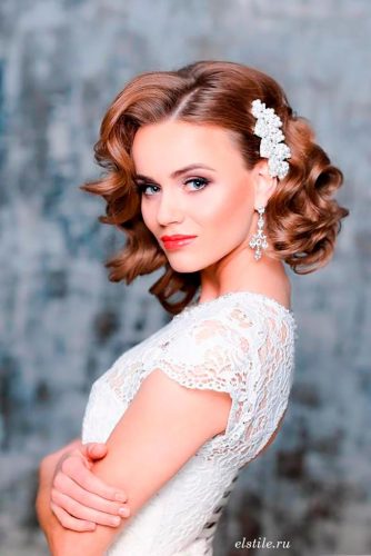 18 Chic Wedding Hairstyles for Short Hair | LoveHairStyles.com