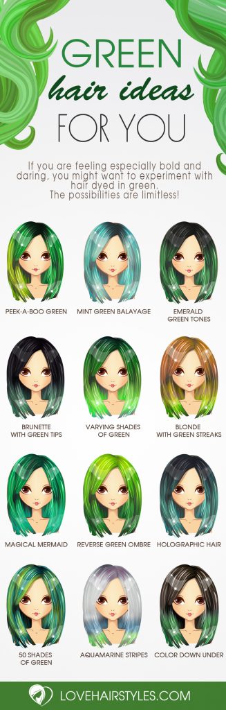 30 Sexy Green Hair Ideas To Try Lovehairstyles Com