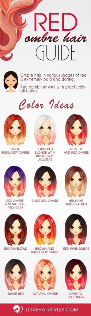 25 Beautiful Red Ombre Hair Lovehairstyles Com