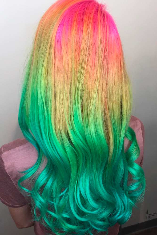 30 Sexy Green Hair Ideas To Try - Love Hairstyles.