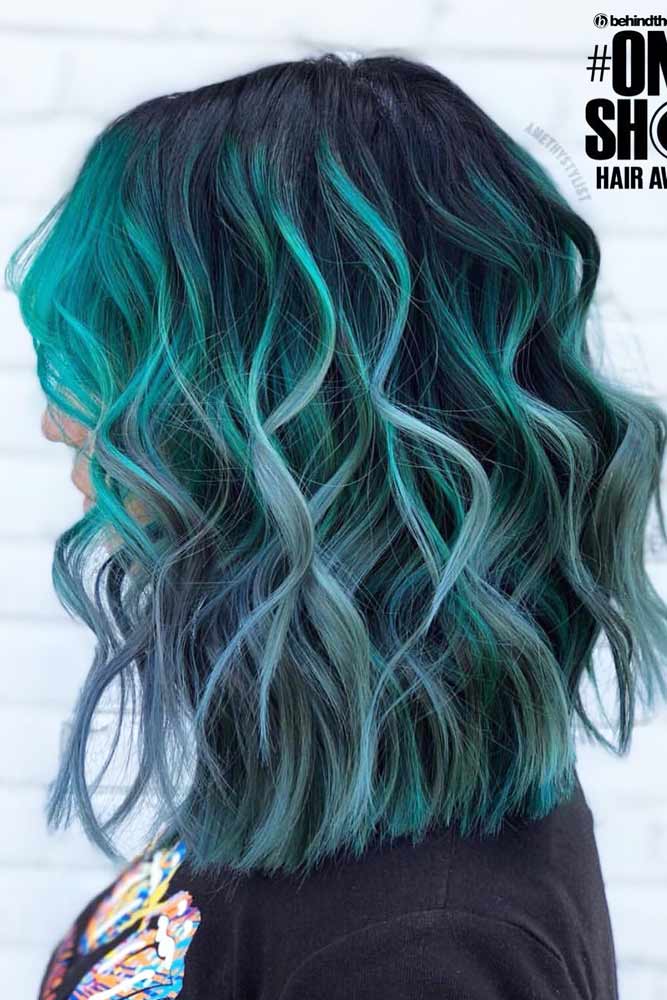 43 Unboring Styles With Green Hair Color 2023 Trends