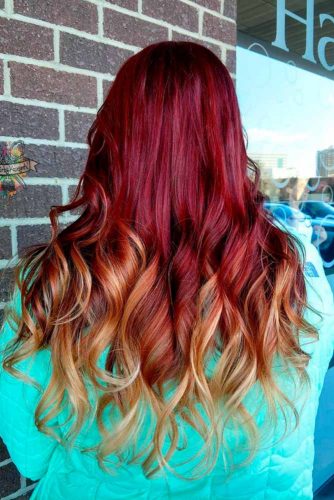 25 Beautiful Red Ombre Hair Lovehairstyles Com