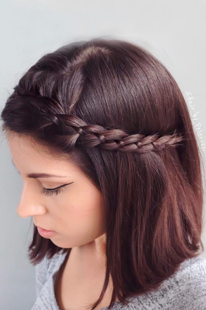 24 Dazzling Ideas of Braids for Short Hair | LoveHairStyles.com