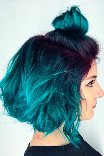 33 Trendy Styles For Blue Ombre Hair Lovehairstyles Com