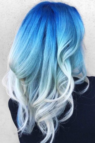 33 Trendy Styles For Blue Ombre Hair Lovehairstyles Com