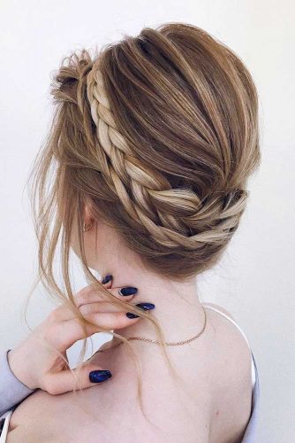 Halo Braid #braidedcrown #halobraid #mediumhairstyles