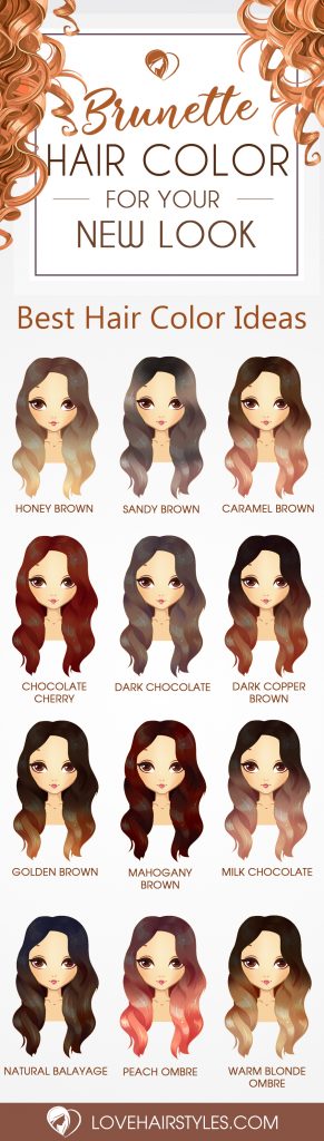 55 Trendy Brunette Hair Colors Lovehairstyles Com