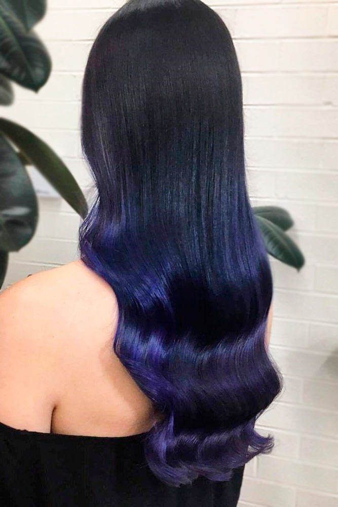 Dark Purple Ombre