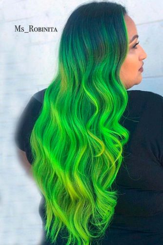 30 Best Green Ombre Hair Ideas Lovehairstyles Com