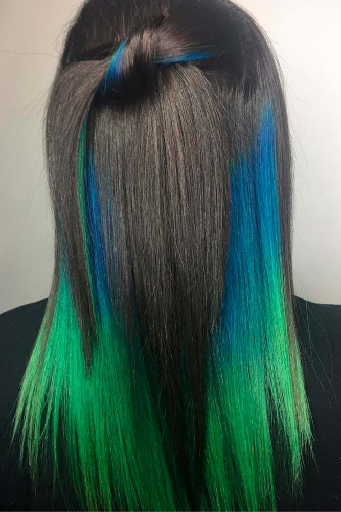 Juicy Green Strands of Hair picture3