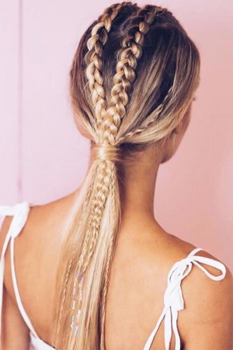Romantic Braided Ponytails picture 3