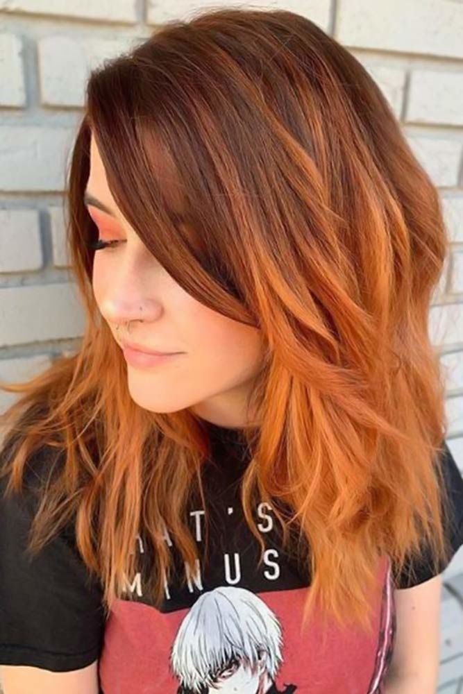 Orangey Red Ombre Orangey Red Ombre #redhair