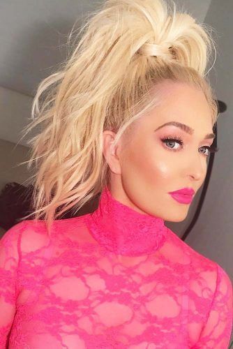 Snatched Pony #updo #ponytails