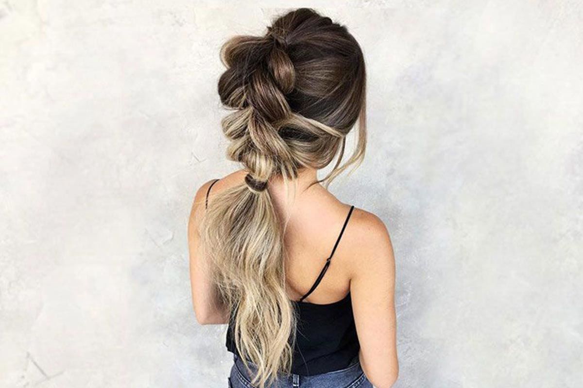 Date-Night Ideas Of A Braided Ponytail To Try Out