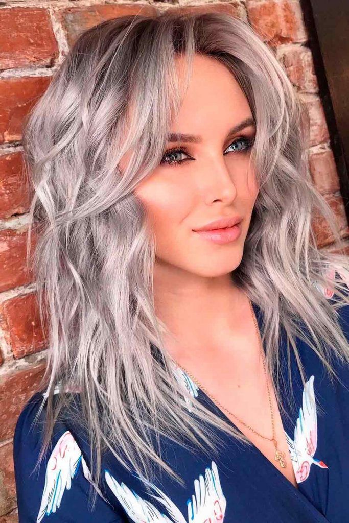 Cute Wavy Gray Hair