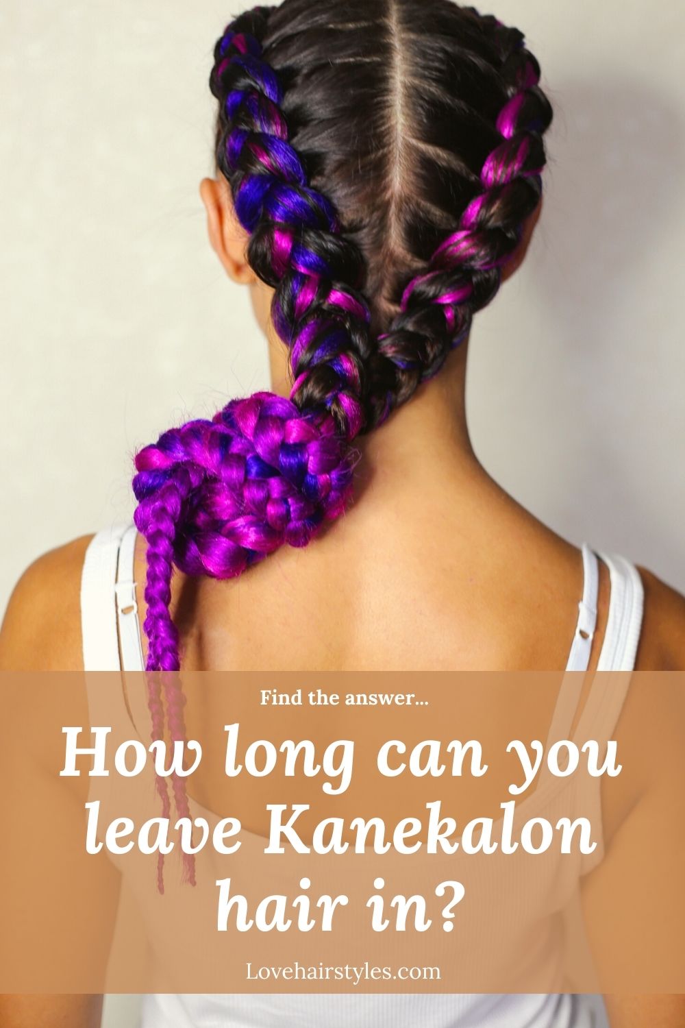 How long can you leave kanekalon hair in?