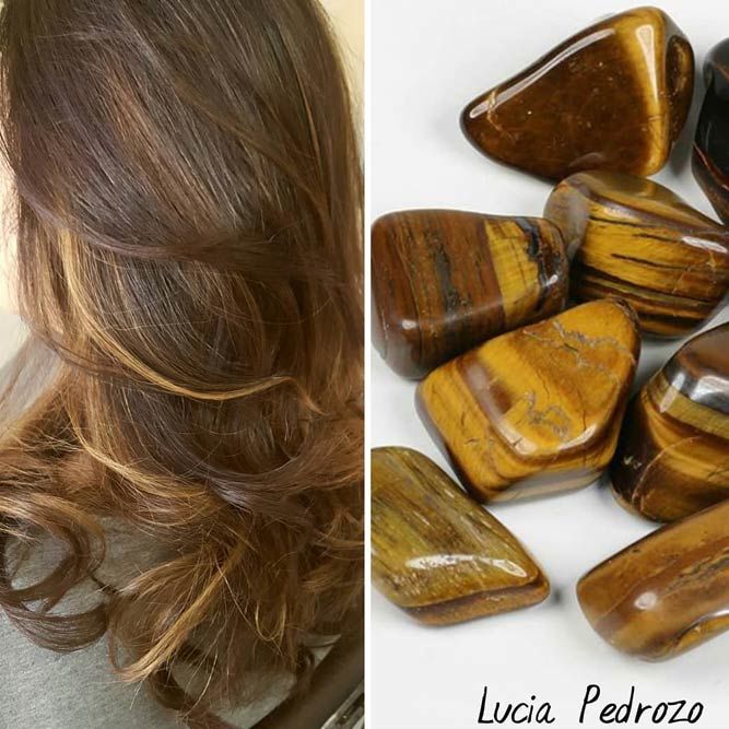 Tiger Eye #geodehaircolor #haircolor #crystalhair