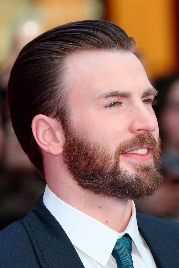 Penteado longo para barba #menshairstyles #chrisevans