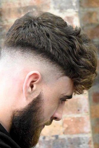 Textured Faded & Curly #menhairstyles #hairstyles
