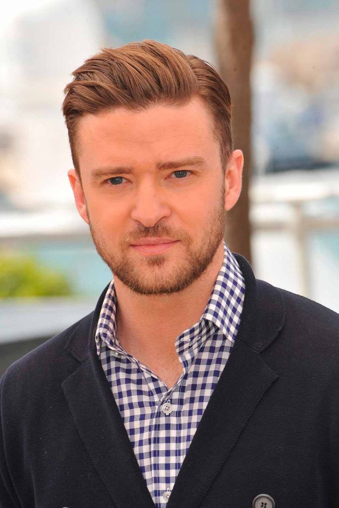 Sleek & Textured Medium Hairdo #menshairstyles #justintimberlake