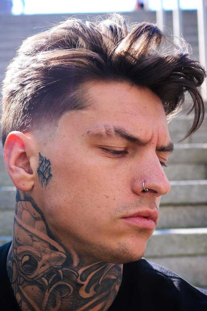 best mens hairstyles long top short sides