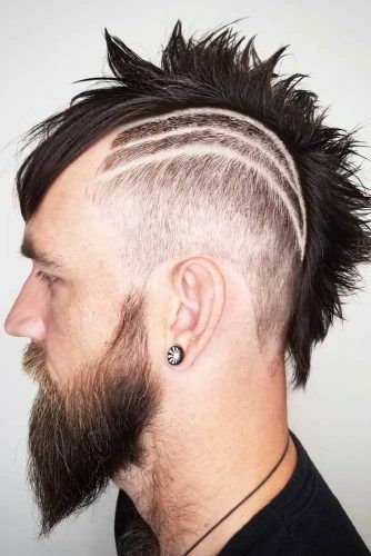 Faded & Shaved Mohawk #menhairstyles #hairstyles