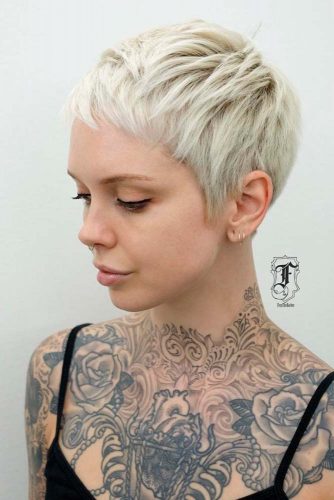 White Blonde Pixie Haircuts picture3