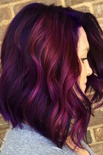 34 Elegant Burgundy Hair Ideas For Straight Waves Curls  Kinks