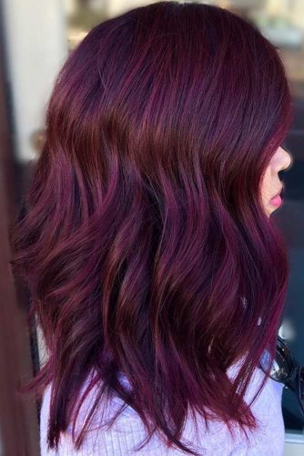 Dark Burgundy Hair