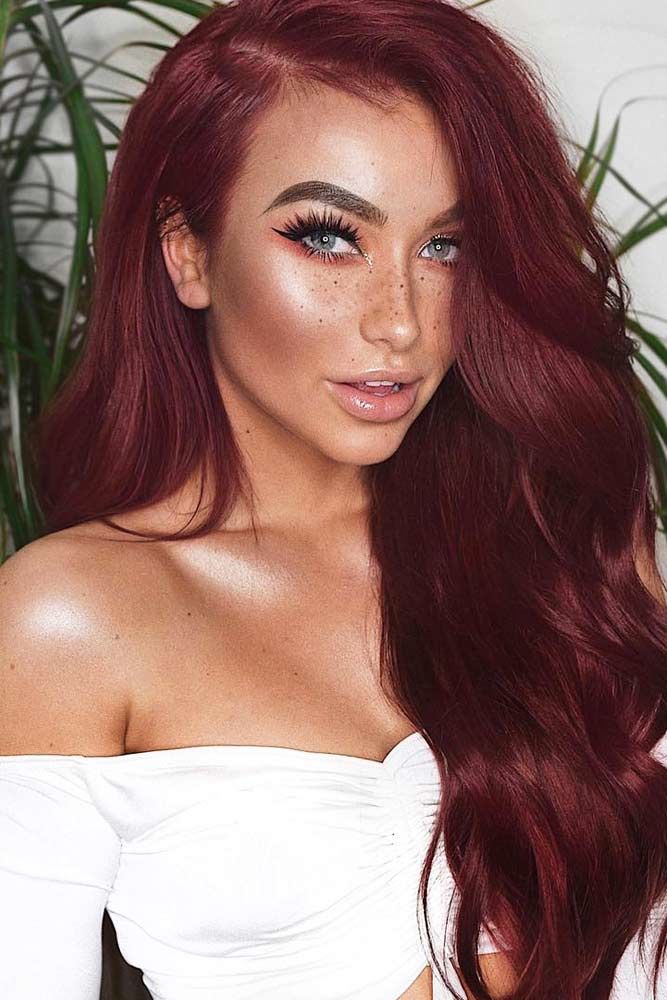 37 Flirty Burgundy Hair Ideas Lovehairstyles Com