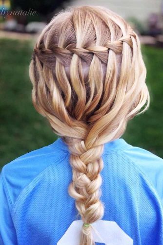 Super Easy Waterfall Braids picture 1
