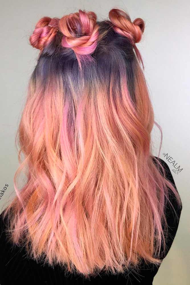 Beautiful Tender Peach Hair picture1