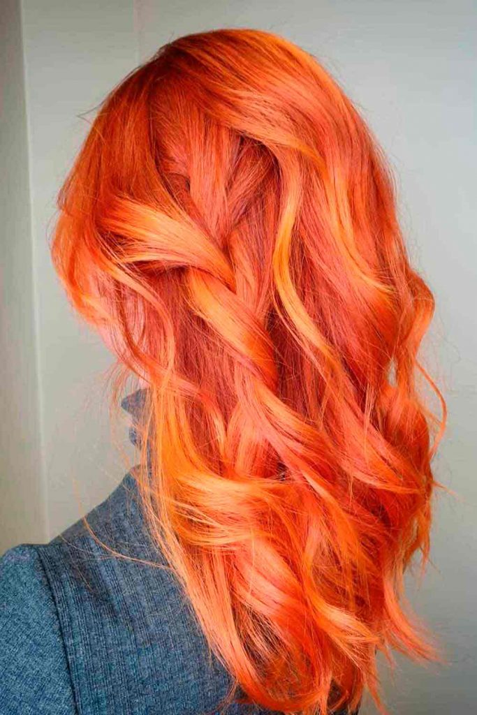 50 Peach Hair Is The Newest Trend