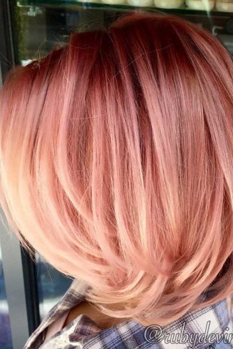 Rose Shades for Peach Hair Color picture2