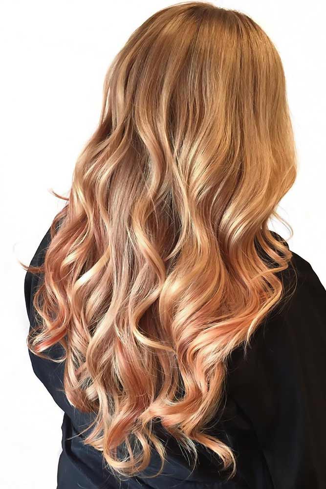 peach hair golden lovehairstyles