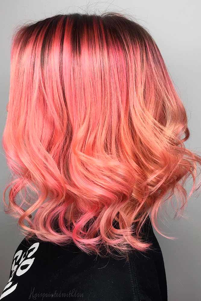 45 Peach Hair Is The Newest Trend 