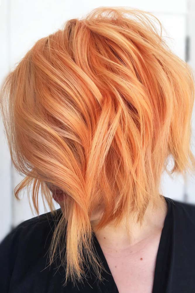 45 Peach Hair Is The Newest Trend 