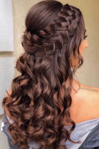 homecoming hair braid