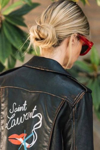 Cute Messy Bun picture 1