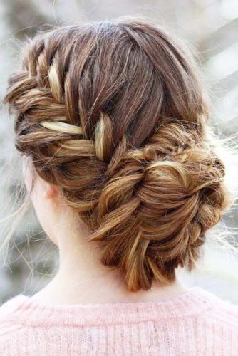 Cute Fishtail Braided Updo picture 3