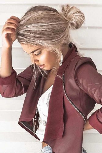 Cute Messy Bun picture 3